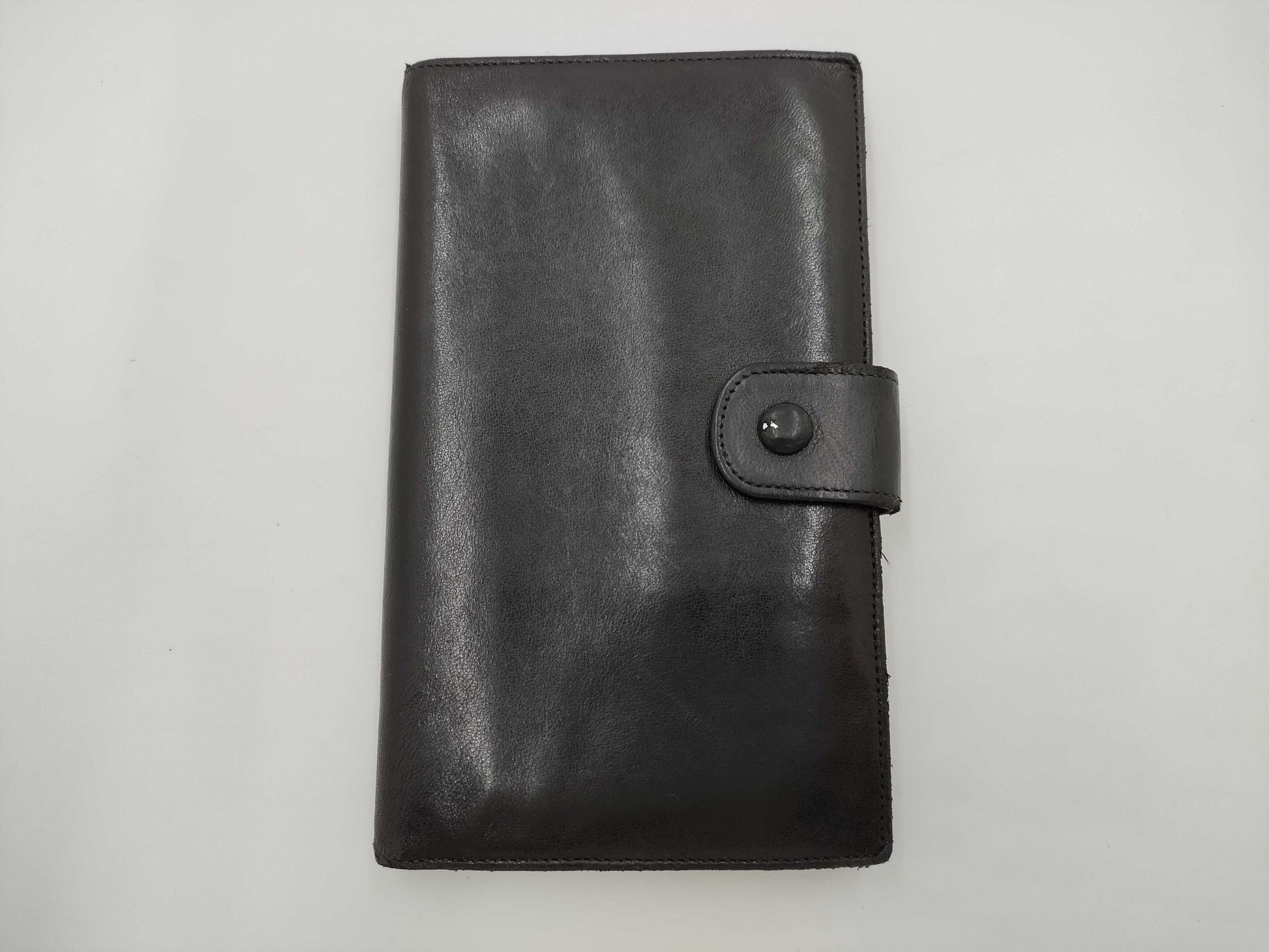 CHANEL Coco Mark Double Flap Long Wallet Black