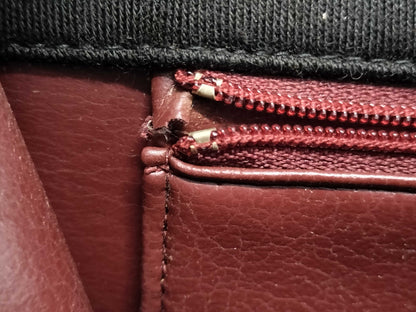 CHANEL Cotton Push Lock Black Shoulder Bag