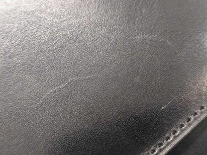 CHANEL Calfskin Push Lock Black Shoulder Bag