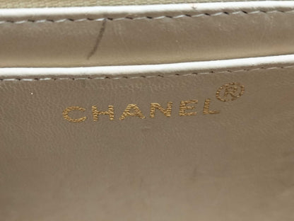 CHANEL Wild Stitch Beige Shoulder Bag