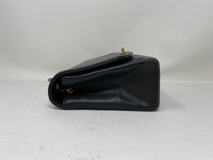 CHANEL Diana Matelasse Shoulder Bag in Black with Seal Card