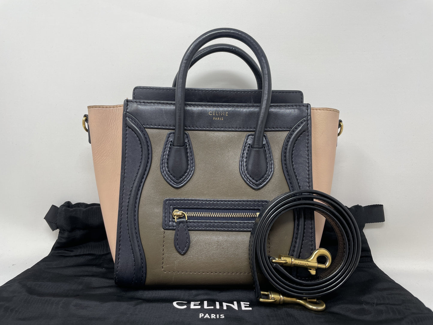 CELINE Nano Shopper Handbag 2-Way Handbag