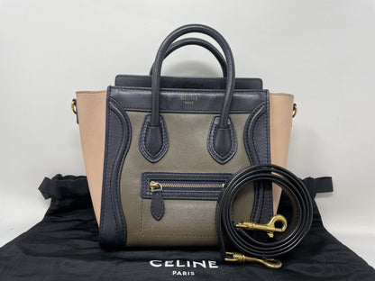 CELINE Nano Shopper Handbag 2-Way Handbag