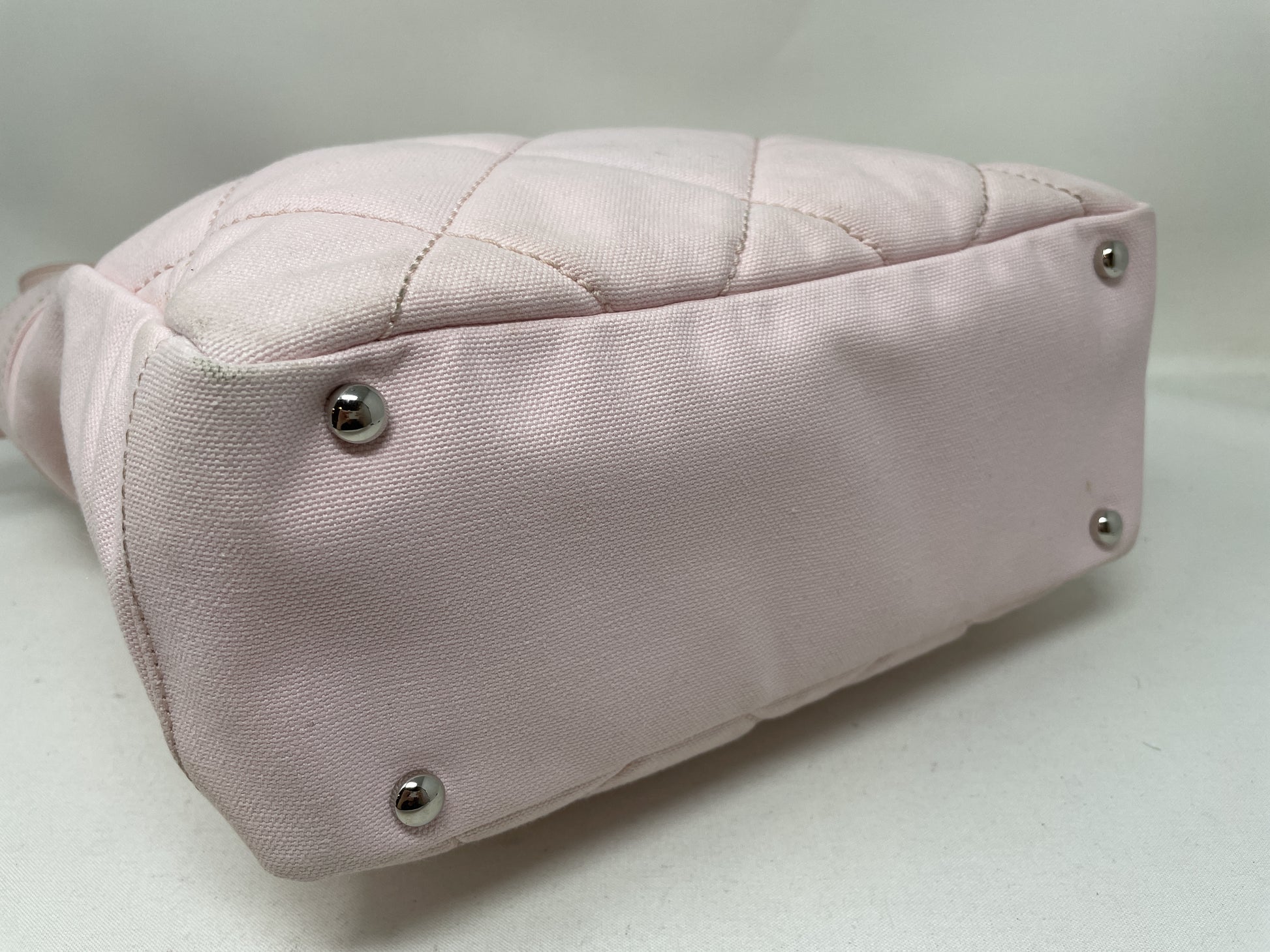CHANEL Paris-Biarritz Matelasse Tote Bag, Pink, with Sticker Card
