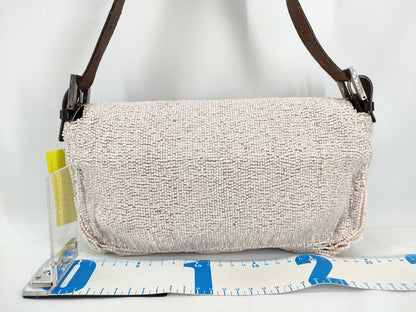 FENDI Mamma Beaded Bijou Mamma Bucket Handbag