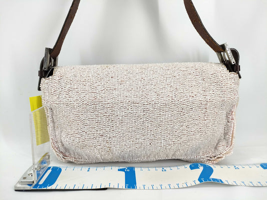 FENDI Mamma Beaded Bijou Mamma Bucket Handbag