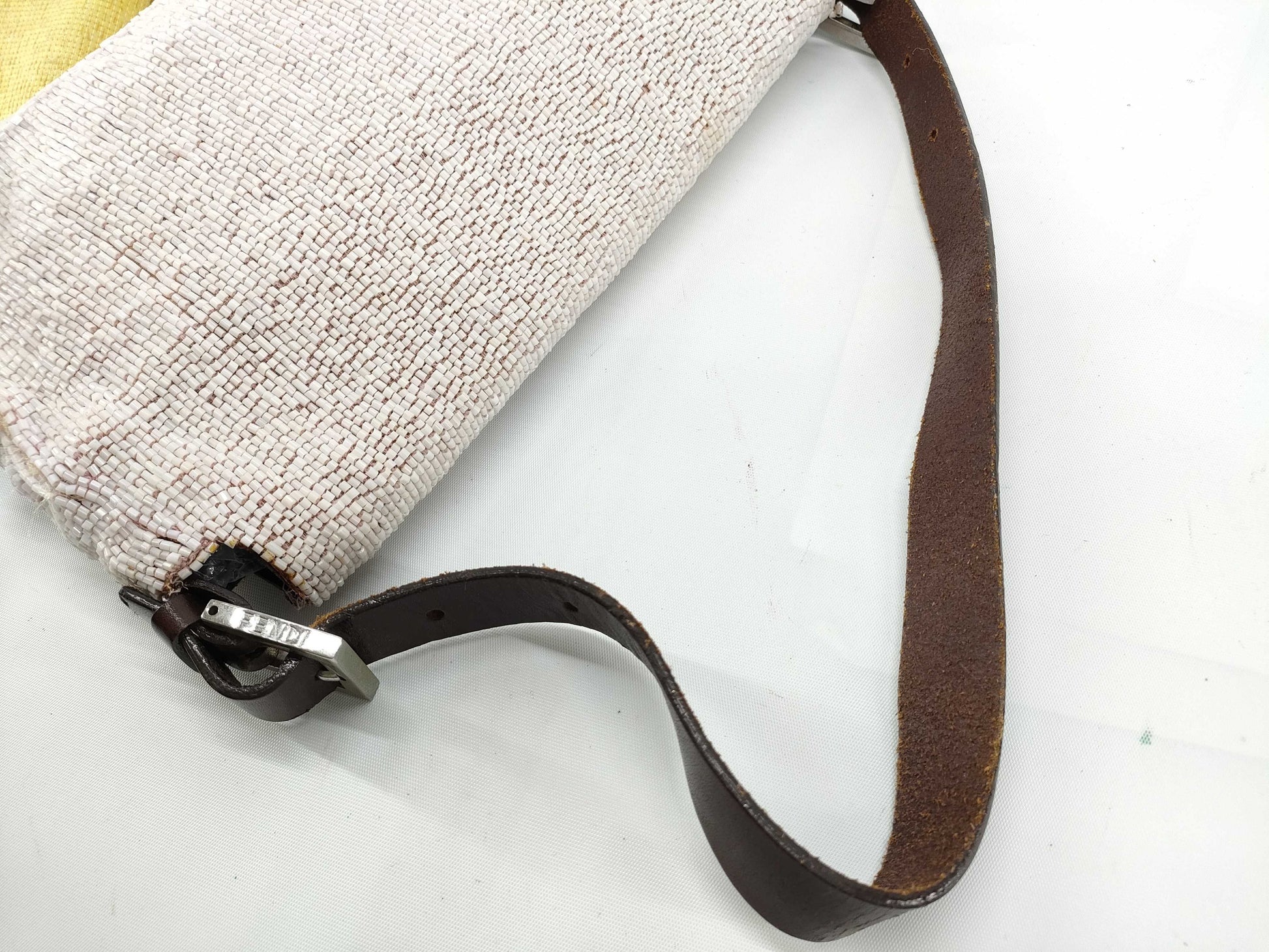 FENDI Mamma Beaded Bijou Mamma Bucket Handbag