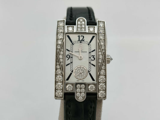 HARRY WINSTON AVEQHM21 087970 Quartz Shell Dial 18K Gold Women's Watch