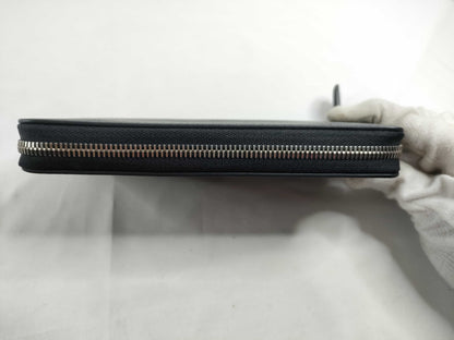 LOUIS VUITTON M61867 Mahina Louis Vuitton Zippy Wallet Noir Box Dust Bag Wallet