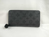 LOUIS VUITTON M61867 Mahina Louis Vuitton Zippy Wallet Noir Box Dust Bag Wallet