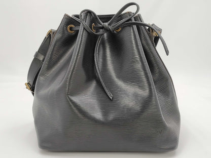 LOUIS VUITTON Petit Noe Epi Noir One-Shoulder Bag in Black Leather M44102/8906A2 Shoulder Bag