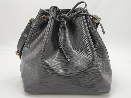 LOUIS VUITTON Petit Noe Epi Noir One-Shoulder Bag in Black Leather M44102/8906A2 Shoulder Bag