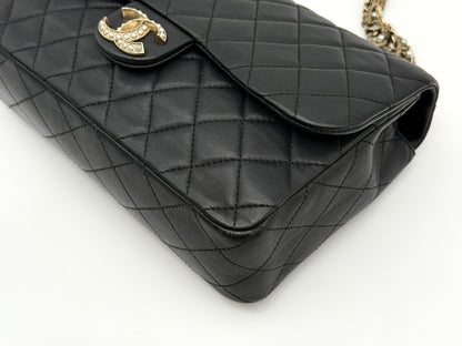CHANEL Matelasse Chain Shoulder Bag, Lambskin, Westminster, 20s, with Warranty Seal, W24.5cm
