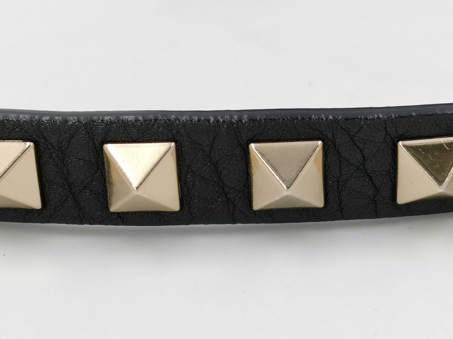 Valentino Garavani VALENTINO Garavani Rock Studs Leather Mini 2way bag Black bag