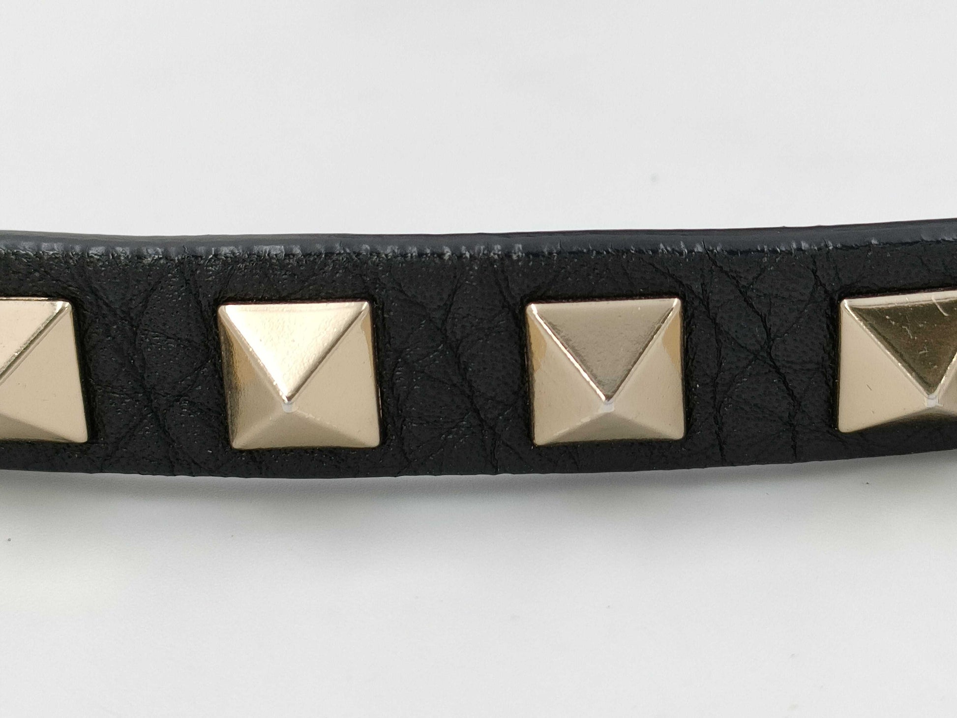 Valentino Garavani VALENTINO Garavani Rock Studs Leather Mini 2way bag Black bag