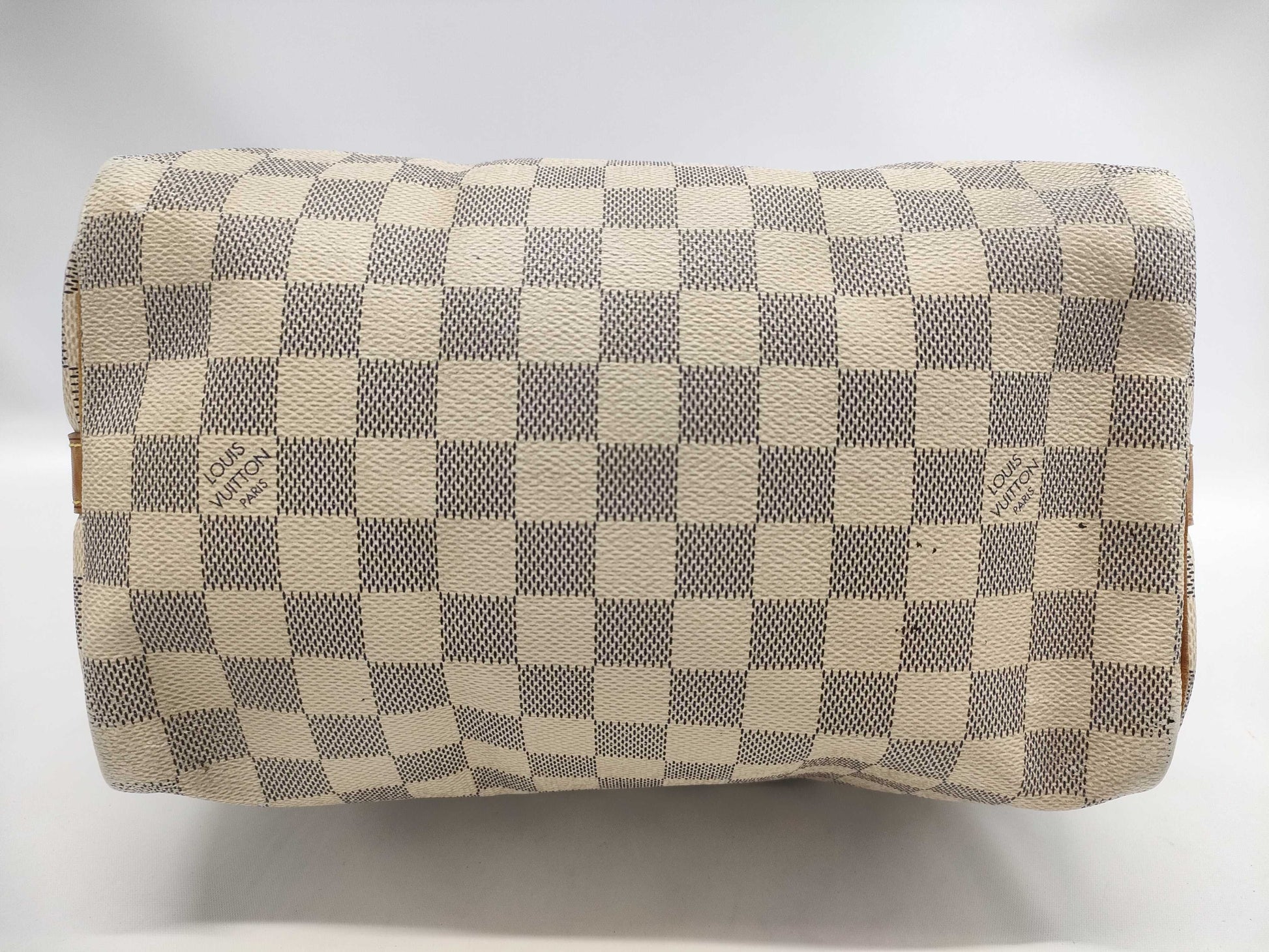LOUIS VUITTON LV Damier Azur Speedy Bandouliere 25 Handbag