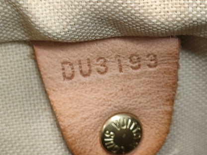 LOUIS VUITTON LV Damier Azur Speedy Bandouliere 25 Handbag