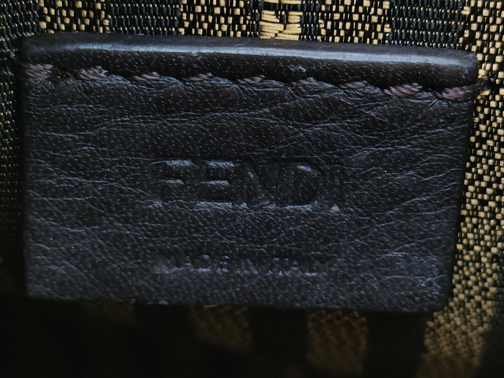 FENDI Sunshine Shopper Small 2-Way Bag Yellow Handbag