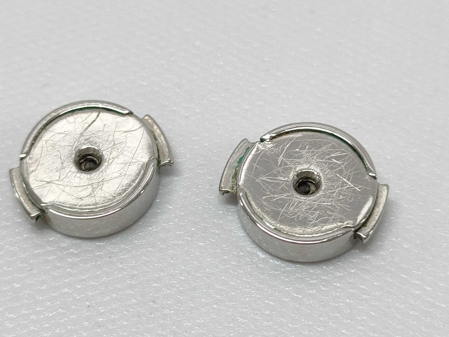HERMES Buffalo Horn Earrings