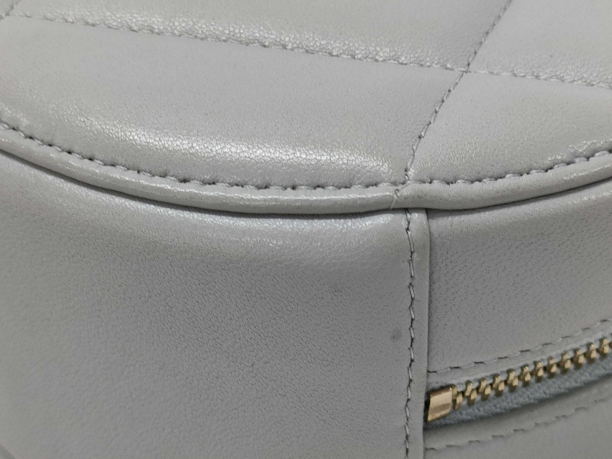 CHANEL Chanel 19 Round Chain Shoulder Bag Light Gray Shoulder Bag