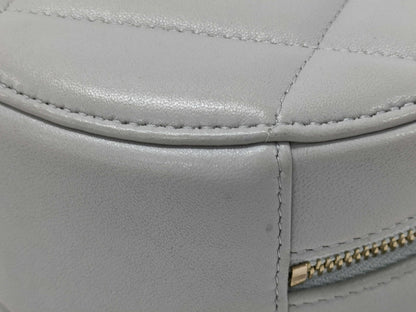 CHANEL Chanel 19 Round Chain Shoulder Bag Light Gray Shoulder Bag