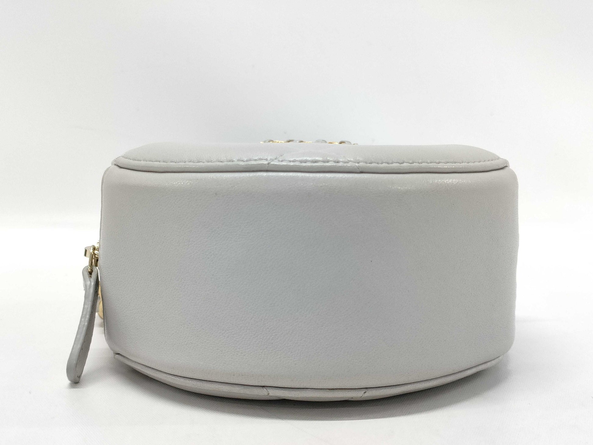 CHANEL Chanel 19 Round Chain Shoulder Bag Light Gray Shoulder Bag