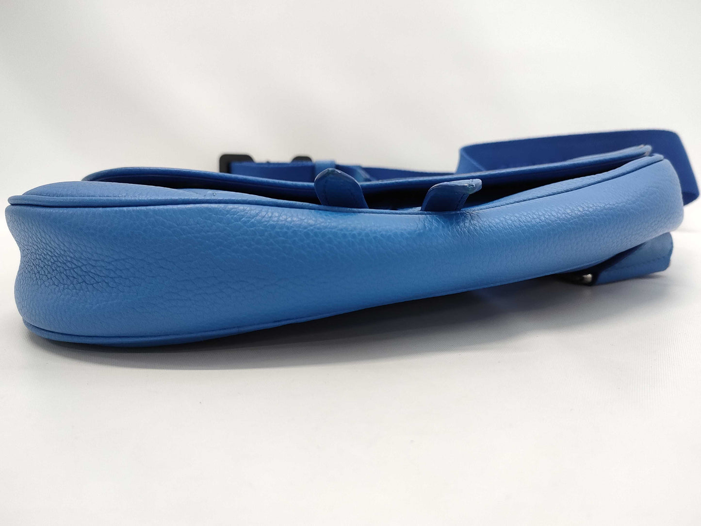 Dior Saddle Bag Leather Shoulder Bag Blue