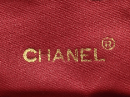 CHANEL Matelasse Silk Satin Mini Shoulder Bag, Two-Tone Black and Red