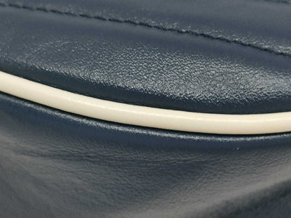 GUCCI GG Marmont Round Shoulder Bag, Navy