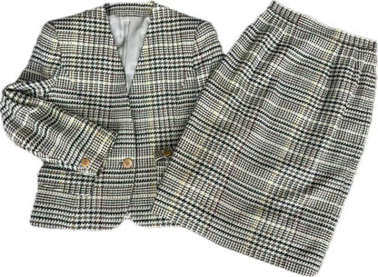 Burberry London Classic Check Wool Suit 7 Other Apparel