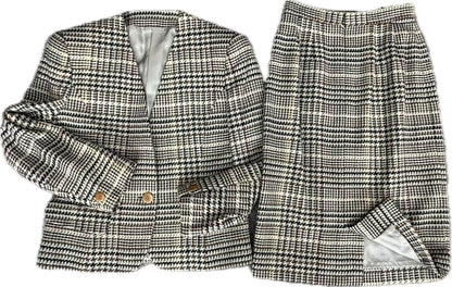 Burberry London Classic Check Wool Suit 7 Other Apparel