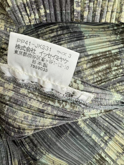 ISSEY MIYAKE PLEATS PLEASE Natural Marble Texture Size 3 Top