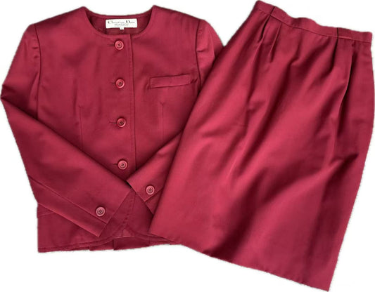 Dior Christian Dior Burgundy Boutique Set 11 Other Apparel