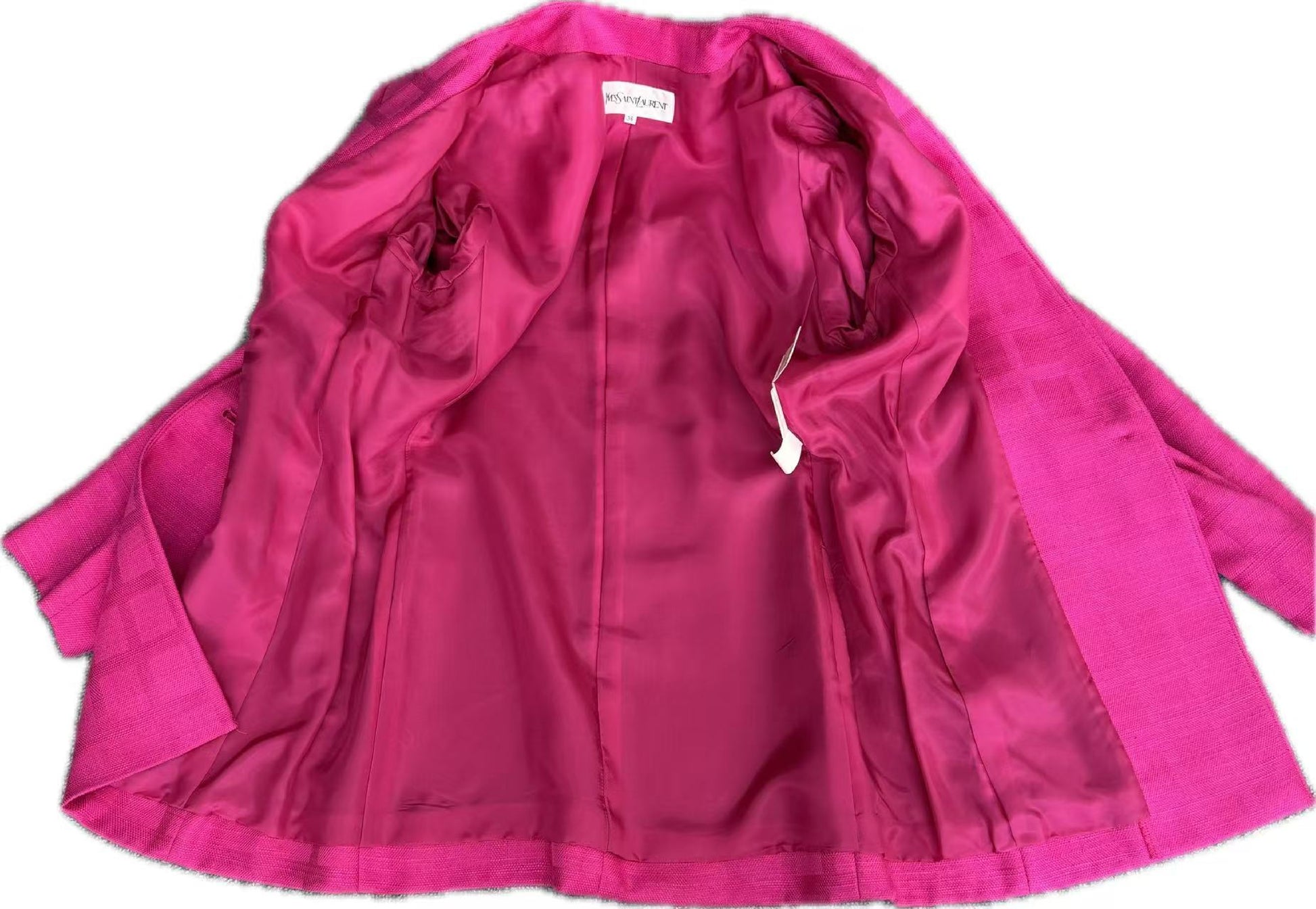 Yves Saint Laurent Rose Pink Classic Set Size 36 Coat