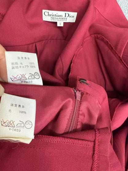 Dior Christian Dior Burgundy Boutique Set 9 Other Apparel