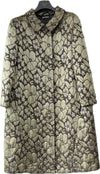 Miu Miu Miu 3D Silver Line Carving Coat Size 42 Cardigan