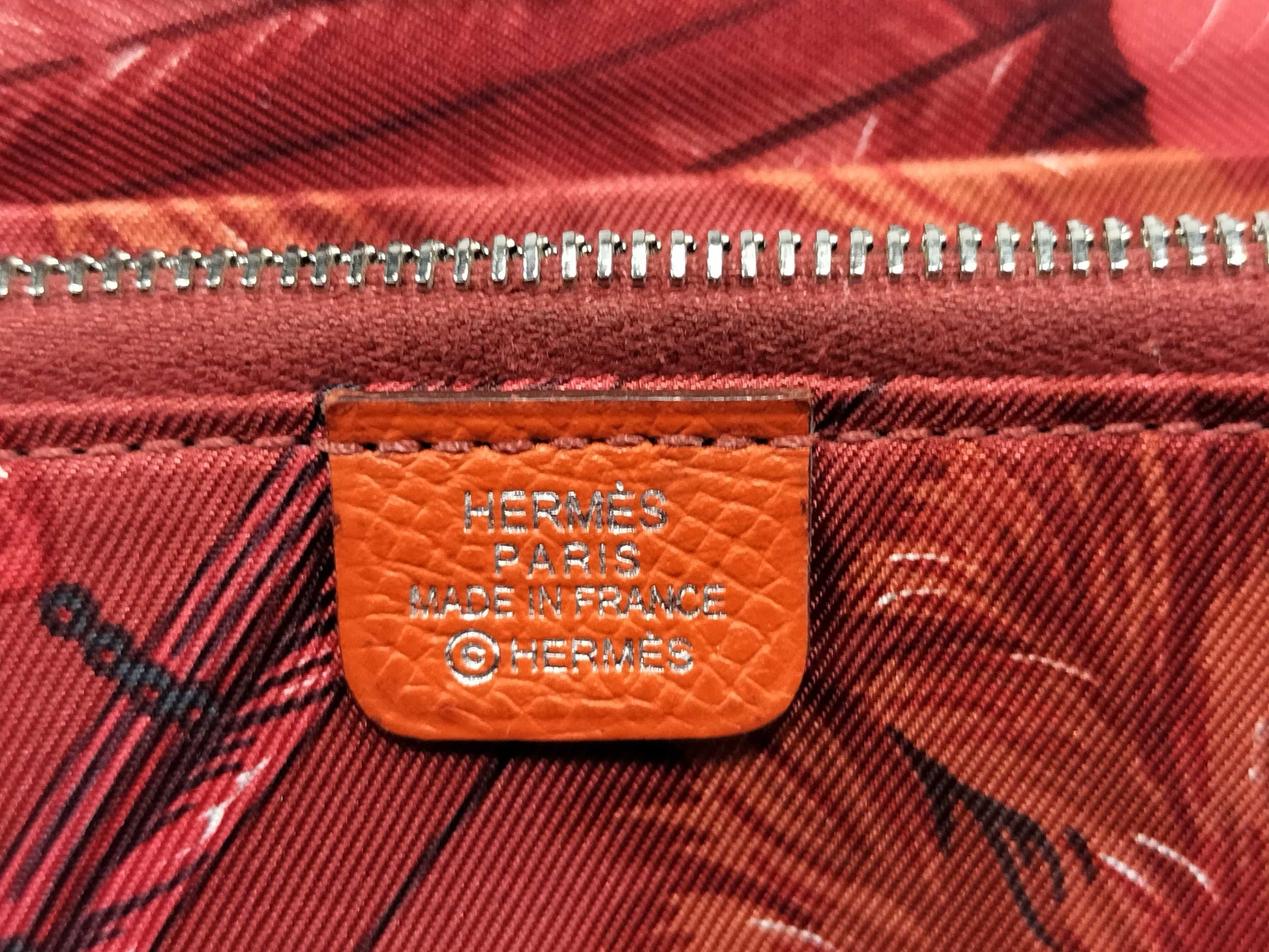 HERMES Azap Hermes Azap Silk Long Wallet