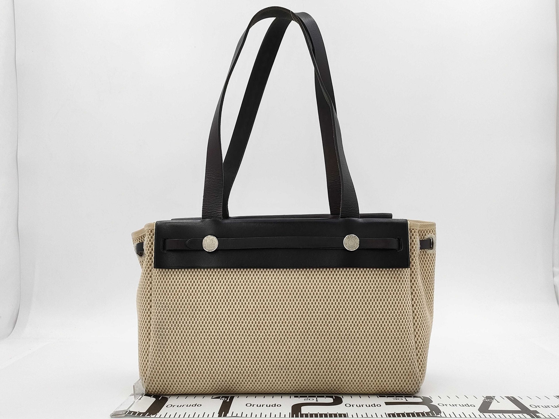 HERMES Airbag Cabas PM Tote Bag with Spare Bag