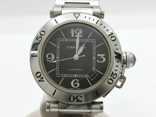 Cartier Pasha C-Timer 2790 488571QX Black Dial Automatic Men's Watch