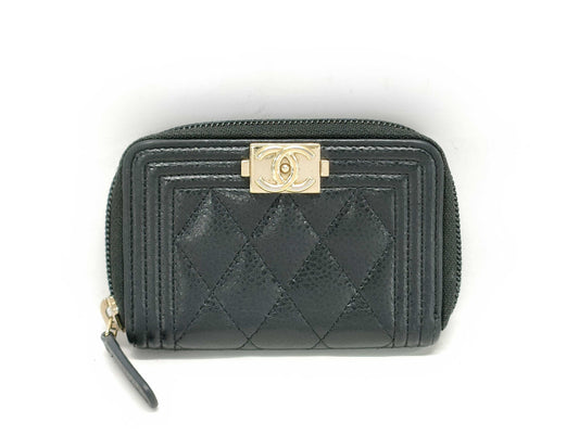 CHANEL CHANEL Boy Chanel Card Case Coin Case Coin Case