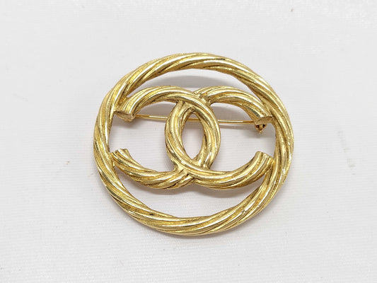 CHANEL CHANEL Coco Mark Brooch Brooch
