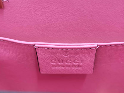 GUCCI Sylvie Shoulder Bag/Handbag Pink