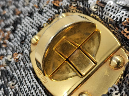 Miu Miu Miu One-Shoulder Bag Sequin Shoulder Bag
