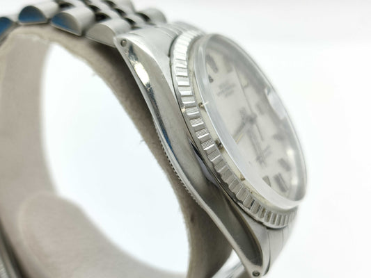 ROLEX Datejust 1603 3088788 Mosaic Silver Dial Boys' Watch