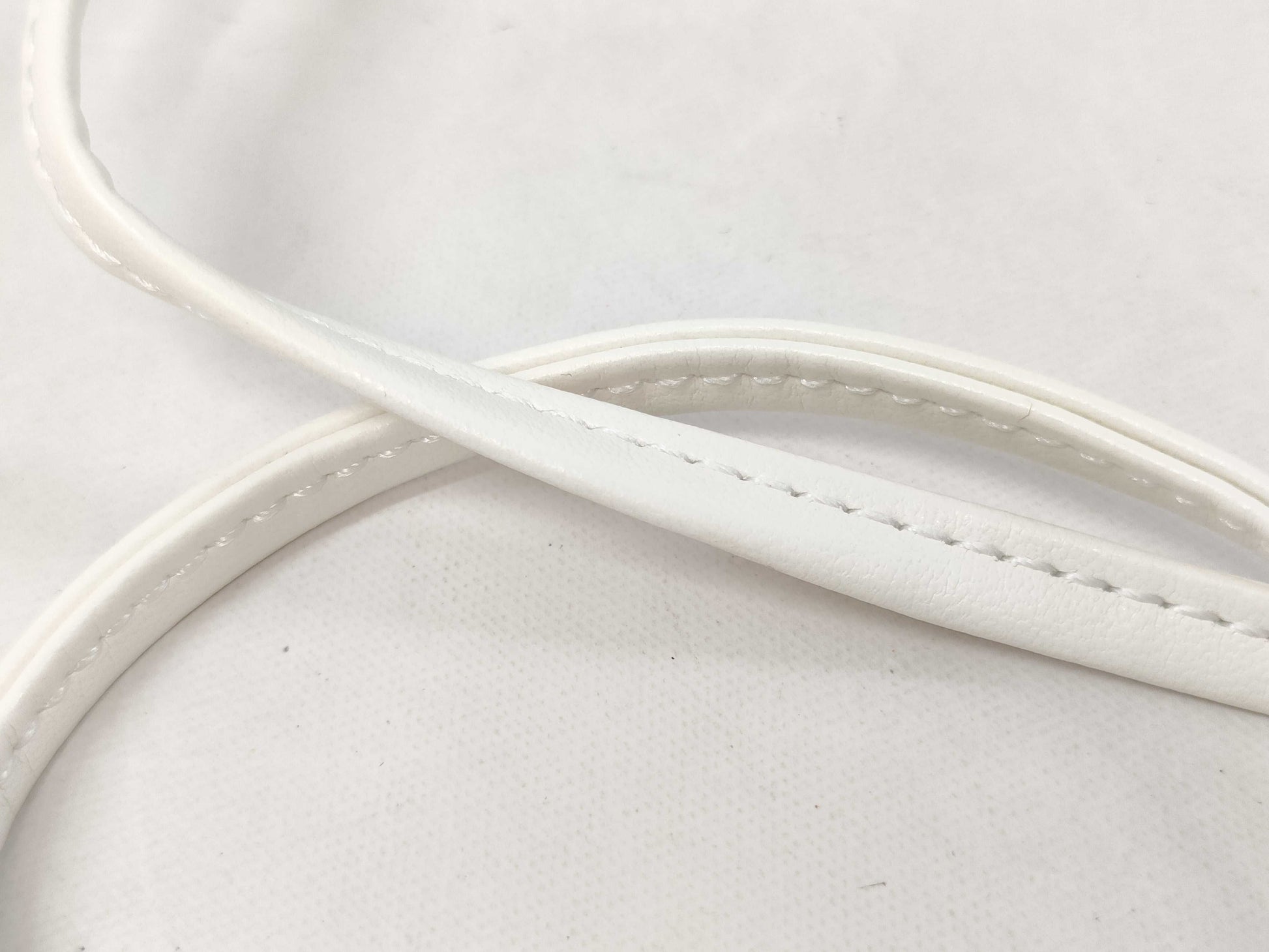 CELINE CE Logo Shoulder Bag White 