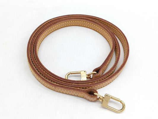 LOUIS VUITTON Natural Leather Shoulder Strap 