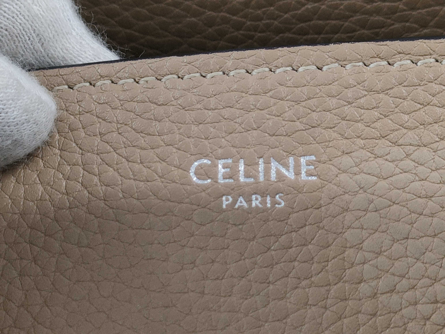 CELINE CE Luggage Micro Beige Handbag