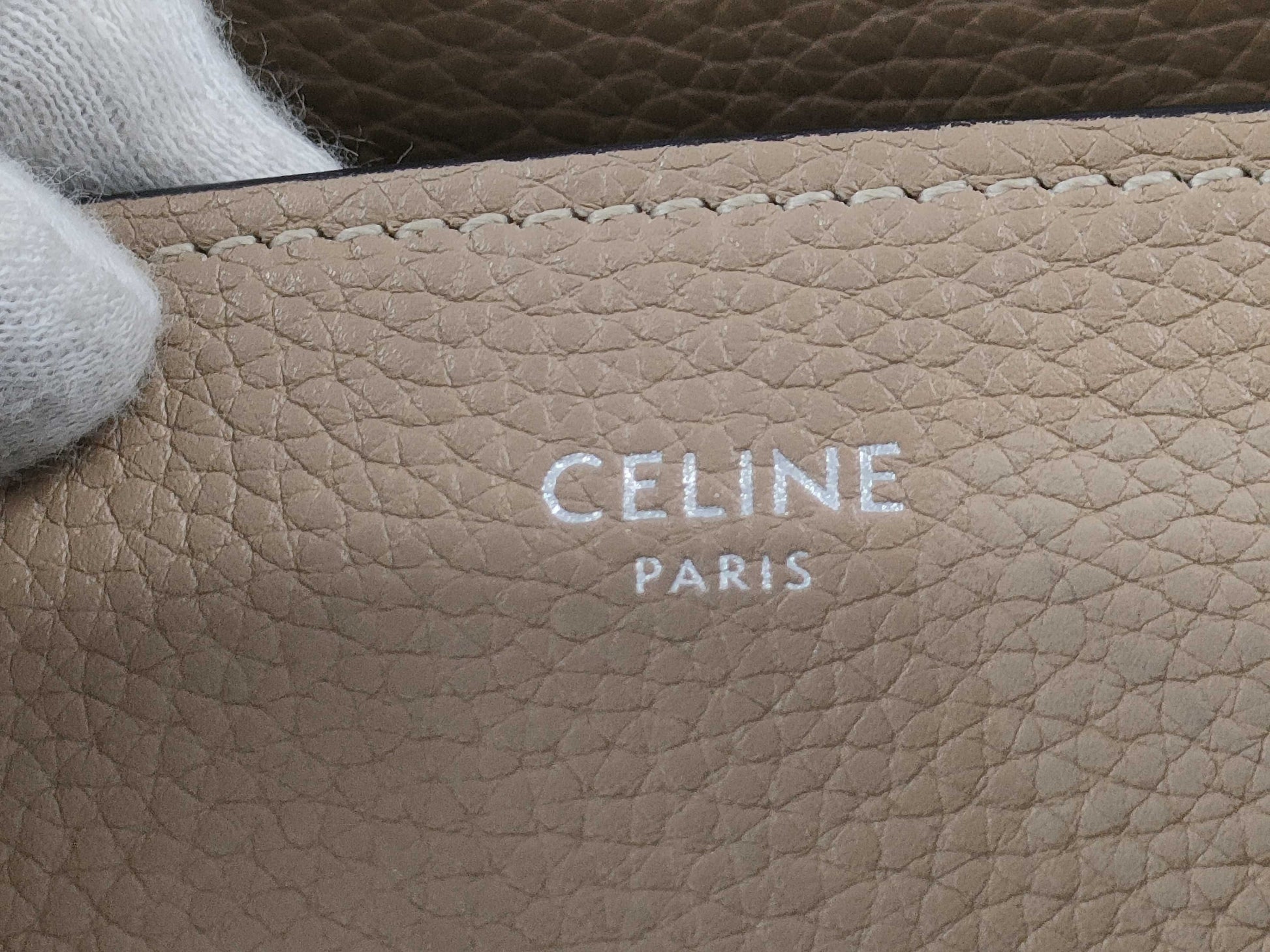 CELINE CE Luggage Micro Beige Handbag