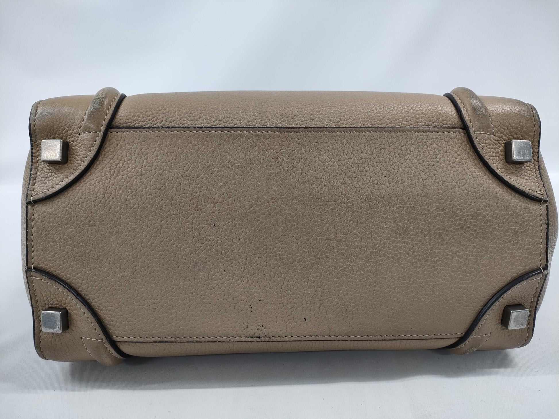 CELINE CE Luggage Micro Beige Handbag