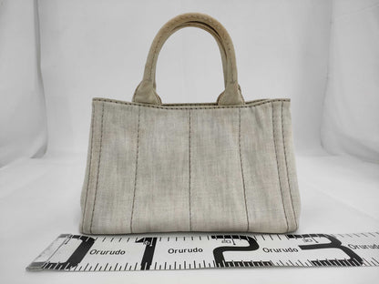PRADA PR Canapa White Handbag